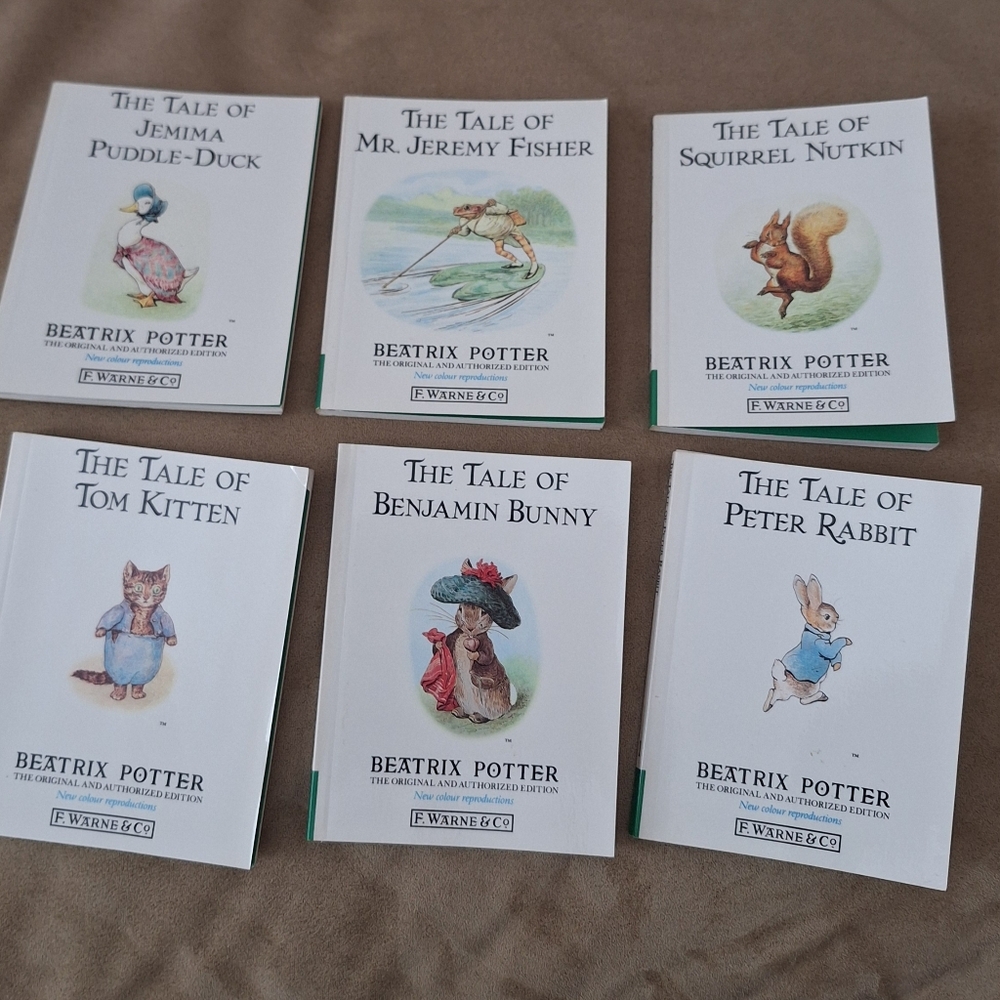 Beatrix Potter The Tale Of Peter Rabbit Book Collection Set Of 6